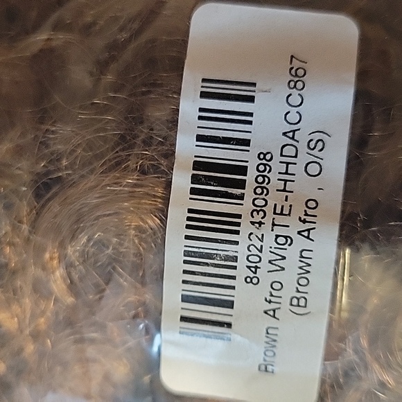 Tipsy Elves NEW Brown Afro‎ Wig Will Ferrel, Elf, Napoleon Dynamite Adult OS - Picture 4 of 5